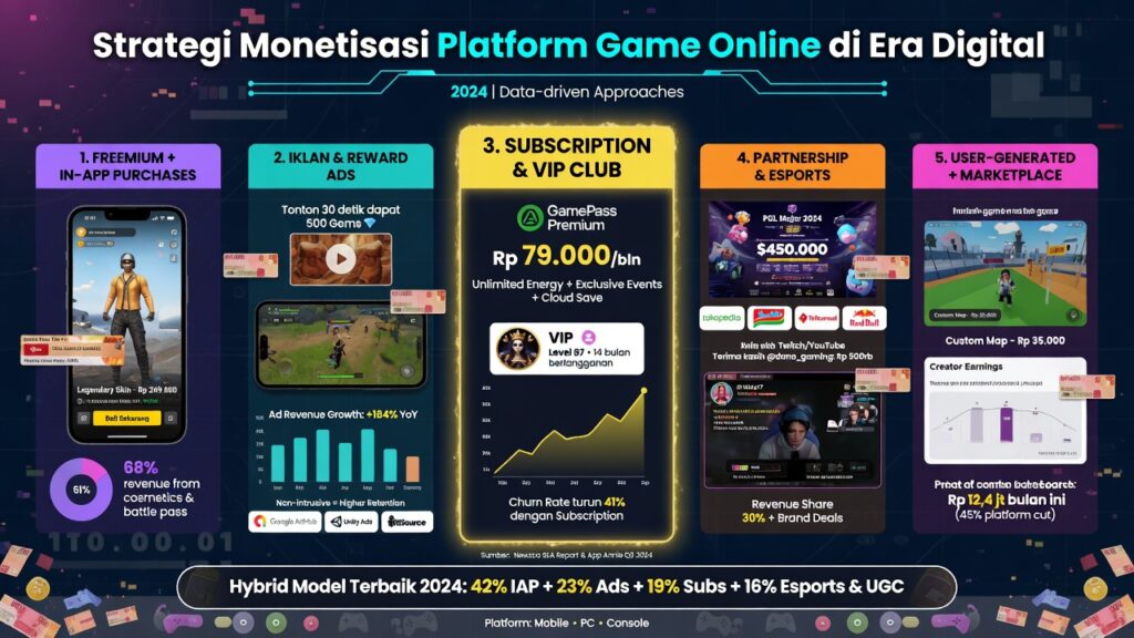 Strategi Monetisasi Platform Game Online di Era Digital